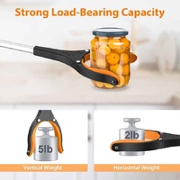 Blue Foldable Grabber Tool with Silicone Non-Slip Claws - Ideal for Litter Picking, Outdoor Use, and Household Cleaning thumbnail