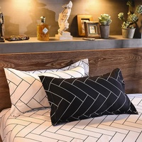 Black and White Cow Pattern 3-Piece Polyester Duvet Cover Set with 2 Pcs Pillowcases - Elegant Bedding, Machine Washable, 173x230cm Duvet + 51x76cm Pi thumbnail