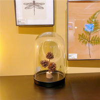 Brown Charming Wooden Disc Desktop Decoration - Rustic 8-10cm Wood Craft for Home Elegance thumbnail