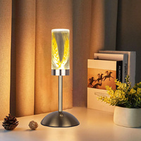 Wheat Ears Eternal Flower Acrylic Table Lamp - Color-Changing LED, USB Rechargeable, Touch Control thumbnail