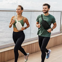 Light Purple Trendy Waterproof Sling Bag - Lightweight Crossbody Chest Pack, Adjustable Strap thumbnail