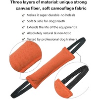 Red Durable 2-Pack Tug-of-War Dog Training Toy - Tear-Resistant, Safe & Interactive for All Breeds thumbnail