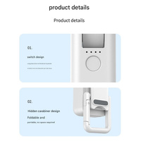 Dual-Blade Portable Neck Fan - Rechargeable USB Fan with Carabiner thumbnail