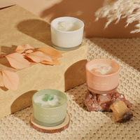 3 PCS (Gardenia)Macaron Crystal Stone Scented Candle - Aromatherapy Gift thumbnail