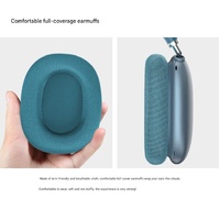 Black Bluetooth Over-Ear Headphones - Mesh Headband, Wireless, Rotatable Earcups thumbnail