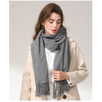 Gray Heated Scarf - Electric Warming Scarf, Winter Outdoor Essential (Without power bank) thumbnail