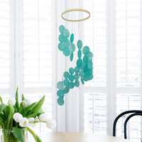 Coloful Bohemian Seashell Wind Chime - Dream Catcher Hanging Decor for Home thumbnail