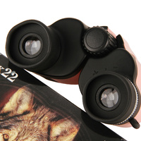 Yellow 10x22 Compact Binoculars for Adults - High Definition Lightweight Telescope for Hiking, Travel, and Concerts thumbnail
