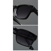 Dark Grey Trendy Oversized Lightweight Blue Light Blocking Sunglasses for Men - Anti-Fog, Photochromic, and UV Protection thumbnail