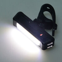 Set USB Rechargeable LED Bike Front Light headlight lamp Bar rear Tail Wide Beam thumbnail