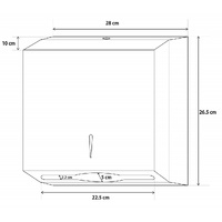 SS Slimline Paper Towel Dispenser thumbnail