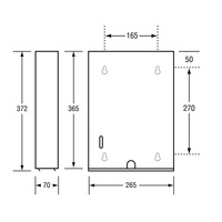 Paper Towel Dispenser - Silver thumbnail