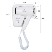 Wall Mount Hair Dryer 1200W - White thumbnail