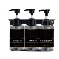 Liquid Soap Dispenser 300ml X 3 - Transparent thumbnail