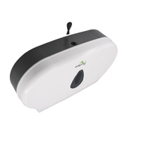 Twin Jumbo Toilet Roll Dispenser - White thumbnail