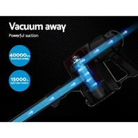 Devanti Stick Vacuum Cleaner Handheld Corded 450W Red thumbnail