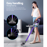 Devanti Stick Vacuum Cleaner Bagless Cordless 150W Purple thumbnail