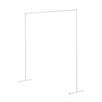 2M Backdrop Stand Wedding Background Decoration Party Flower Balloon Display White thumbnail