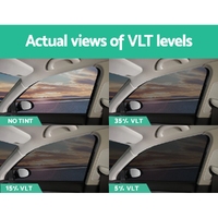 Giantz Window Tint Film Black Roll 5% VLT Home House 76cm X 7m Tinting Tools thumbnail