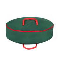 Jingle Jollys Christmas Garland Wreath Storage Bag Baubles Ornaments Container thumbnail
