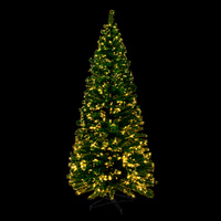 Jingle Jollys 1.8m Christmas Tree Optic Fibre LED Xmas tree Warm White thumbnail