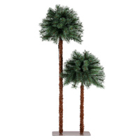 Jingle Jollys Christmas Tree 1.5+1m LED Xmas Palm Tree Party Decorations 2 in 1 thumbnail