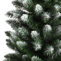 Jingle Jollys Christmas Tree 1.8m Xmas Tree Decorations Snowy 300 Tips thumbnail