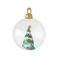 Jingle Jollys Christmas Inflatable Ball 60cm Tree Decoration Giant Bauble Clear thumbnail