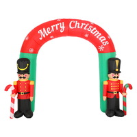 Jingle Jollys Christmas Inflatable Archwary Nutcracker 3M Illuminated Decorations thumbnail