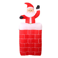 Jingle Jollys Christmas Inflatable Santa Pop Up 1.8M Illuminated Decorations thumbnail