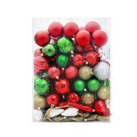 Jingle Jollys 155pcs Christmas Tree Decorations Set Baubles Ornaments Party thumbnail