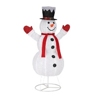 1.7M Christmas Lights 200 LED Fairy Light Snowman Decorations Jingle Jollys thumbnail