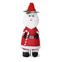 Jingle Jollys Christmas Lights 96 LED 120cm Fairy Light Santa Decorations thumbnail