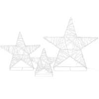 3 PCS Christmas Lights 900 LED Fairy Light Star Decorations Jingle Jollys thumbnail
