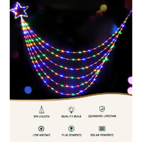 320 LED 5M Christmas Lights Solar String Fairy Light Jingle Jollys thumbnail