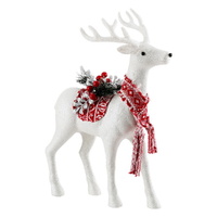 Jingle Jollys Christmas Reindeer 45cm Glitter Deer Ornaments Party Decorations thumbnail