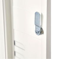 Artiss Bedside Table Metal Cabinet - White thumbnail