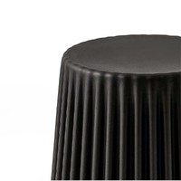 Artiss 2x Bar Stools Cupcake Plastic Foot Stool Black thumbnail