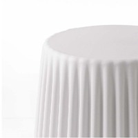 Artiss 2x Bar Stools Cupcake Plastic Foot Stool White thumbnail