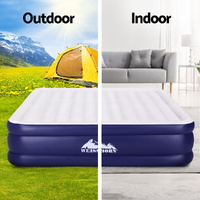 Weisshorn Air Mattress King Inflatable Bed Air bed 51cm thumbnail