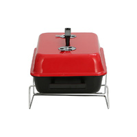 Grillz Charcoal BBQ Portable Grill Camping Barbecue Outdoor Cooking Smoker thumbnail