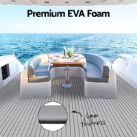 Seamanship EVA Foam Boat Flooring Mat Decking Sheet 240x90x0.6cm Light Grey thumbnail