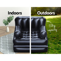 Bestway Inflatable Air Chair Seat Lounge Couch Lazy Sofa Blow Up Ottoman thumbnail