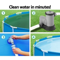 Bestway Pool Pump Cartridge Filter 1500GPH 5678L/H Flowclear Filters Cleaner thumbnail