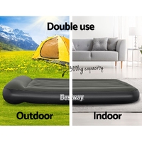 Bestway Air Mattress Double Inflatable Bed 30cm Airbed Grey thumbnail