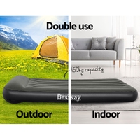 Bestway Air Mattress Single Inflatable Bed 30cm Airbed Grey thumbnail