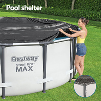 Bestway Pool Cover Fits 3.05m Round Above Ground Swimming Pool PVC Blanket thumbnail