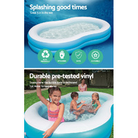 Bestway Kids Pool 262x157x46cm Inflatable Above Ground Swimming Pools 544L thumbnail