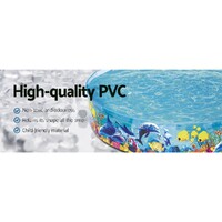 Bestway Kids Pool 244x46cm Round Above Ground Rigid Swimming Pools Undersea 2074L thumbnail