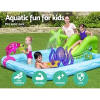 Bestway Kids Pool 239x206x86cm Inflatable Above Ground Swimming Play Pools 308L thumbnail